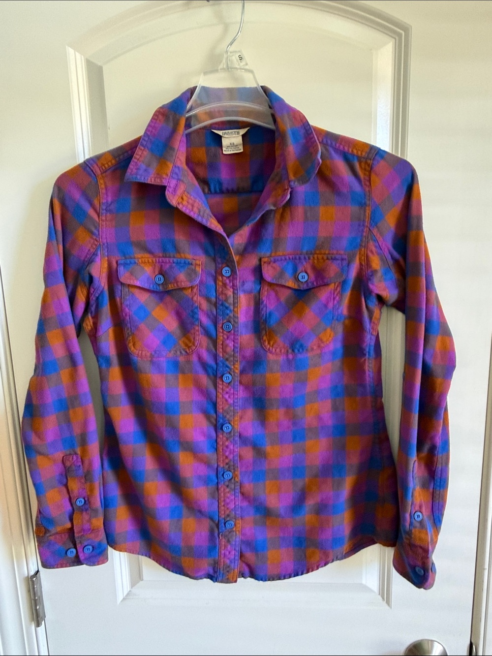 Duluth Trading Co. Plaid Button-Up